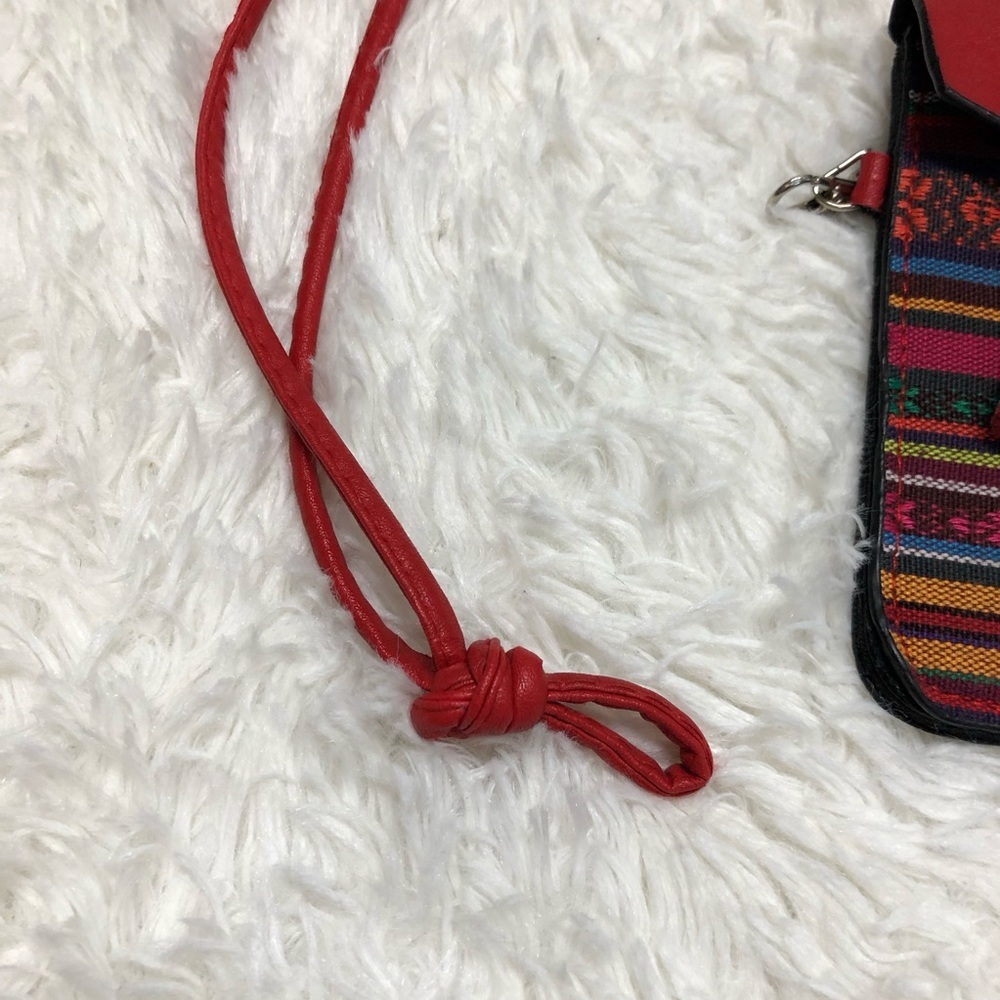 Handmade Boho Aztec Guatemalan Print Crossbody Bag - Picture 6 of 11